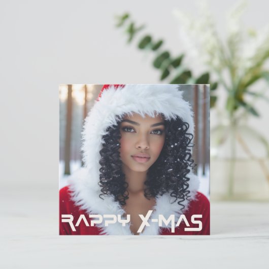RAPPY X-MAS FEIERTAGSKARTE (Stehend Vorderseite)