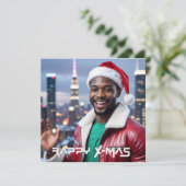 RAPPY X-MAS FEIERTAGSKARTE (Stehend Vorderseite)