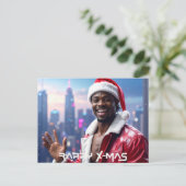 RAPPY X-MAS FEIERTAGSPOSTKARTE (Stehend Vorderseite)