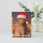 RAPPY X-MAS FEIERTAGSPOSTKARTE (Stehend Vorderseite)