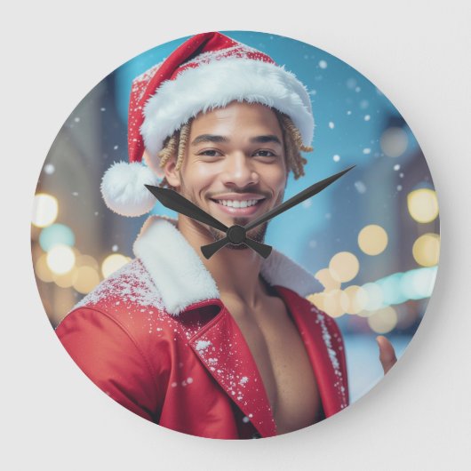 RAPPY X-MAS GROßE WANDUHR (Vorderseite)