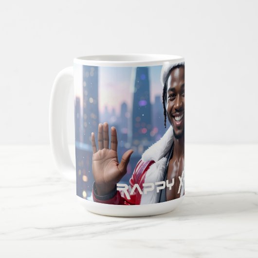 RAPPY X-MAS KAFFEETASSE (Vorderseite Links)