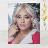 RAPPY X-MAS KARTE (Gelbe Blume)