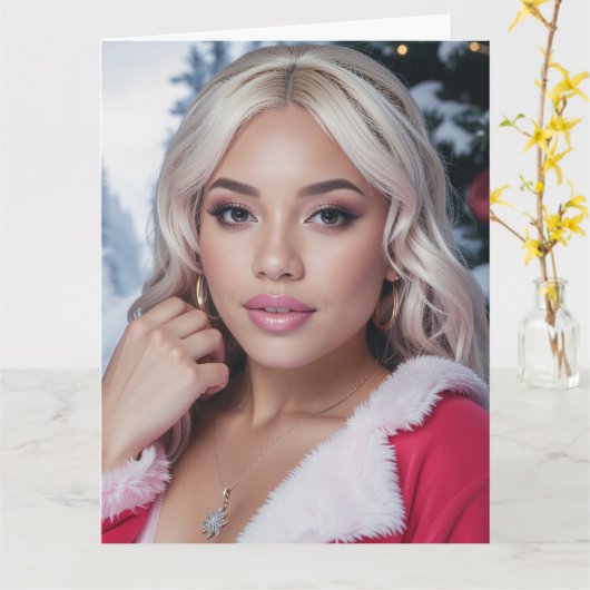 RAPPY X-MAS KARTE (Gelbe Blume)