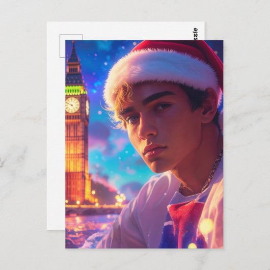 RAPPY X-MAS POSTKARTE (Vorne/Hinten)