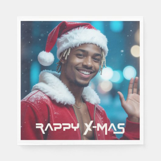 RAPPY X-MAS SERVIETTE (Vorderseite)