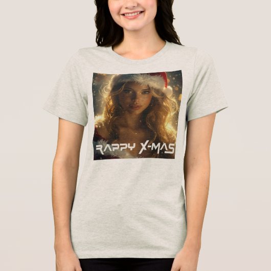 RAPPY X-MAS Tri-Blend SHIRT (Vorderseite)