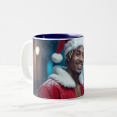 RAPPY X-MAS ZWEIFARBIGE TASSE (Vorderseite Links)