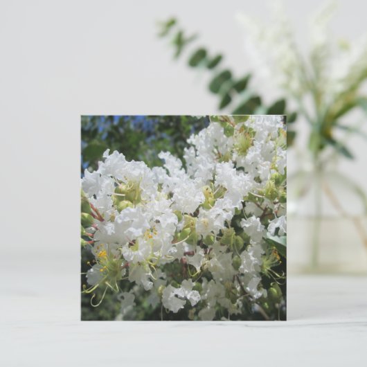 Raps Myrte Tree Nah Einladung (Stehend Vorderseite)