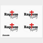 Rapsbereit Ovaler Aufkleber (Blatt)