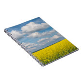 Rapsfeld & Wolken Notizblock (Rechte Seite)