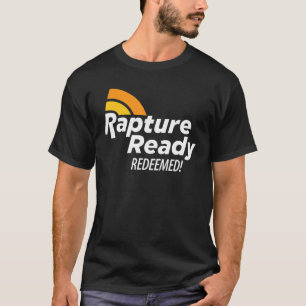 Rapsfertiger weißer Text T-Shirt