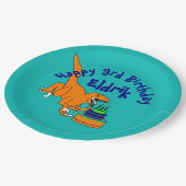 Rapskuchen Pappteller (Schrägansicht)