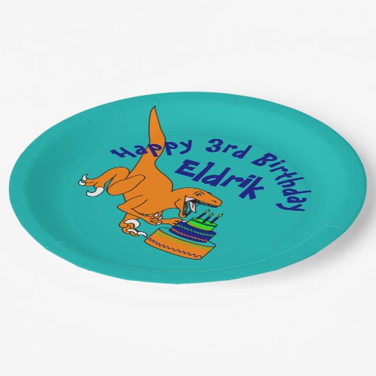 Rapskuchen Pappteller (Schrägansicht)