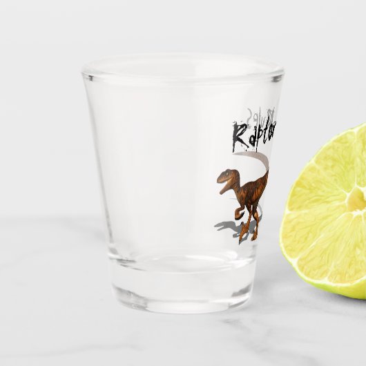 Raptor 1 3D Schnapsglas (Links)