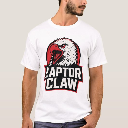 Raptor Claw - Fierce Predator Emblem T-Shirt (Vorderseite)