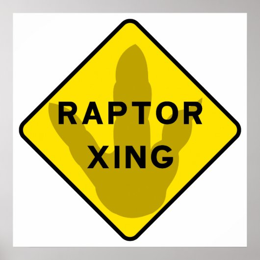 Raptor Crossing Poster (Vorne)