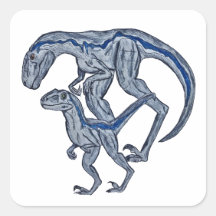 Raptor-Dinosaurien-Säugling neugeboren Junge Mädch