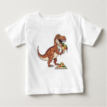 Raptor Dinosaurier, Pizza essen, Geburtstagsgesche