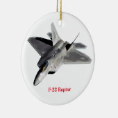Raptor F-22 Keramik Ornament (Rechts)