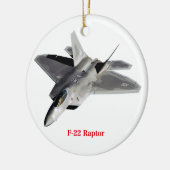 Raptor F-22 Keramik Ornament (Links)