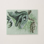 Raptor in Green Puzzle (Horizontal)