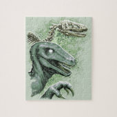 Raptor in Green Puzzle (Vertikal)