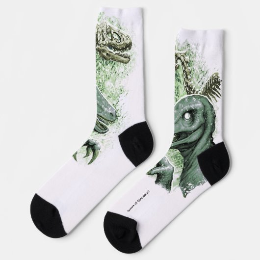 Raptor in Green Socken (Linkes Detail)