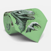 Raptor in Grün Krawatte (Gerollt)