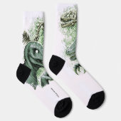 Raptor in Grün Socken (Rechts)