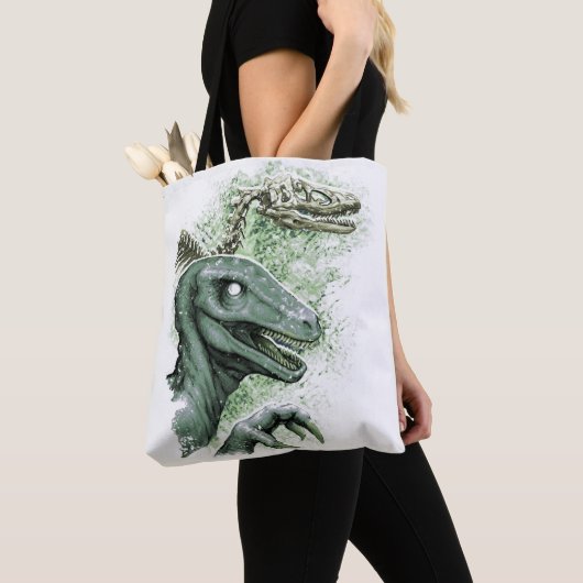 Raptor in Grün Tasche (Von Nahem)