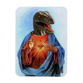 Raptor Jesus Magnet