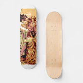 Raptor Jesus Skateboard (Vorderseite)