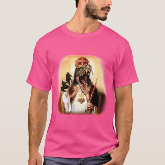 Raptor Jesus T-Shirt (Vorderseite)