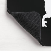 Raptor Love Valentines Day Gift Dino Raptor Heart Mousepad (Ecke)