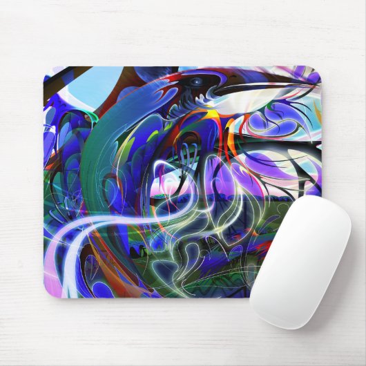 'Raptor' Maus-Pad Mousepad (Mit Mouse)