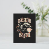 Raptor Month, Adler Postkarte (Stehend Vorderseite)
