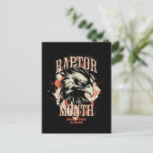 Raptor Month, Hawk Postkarte (Stehend Vorderseite)