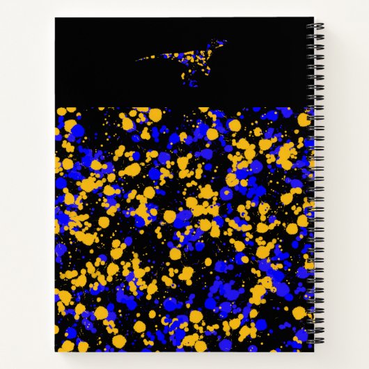 Raptor plattiert Paint Notizblock (Rückseite)