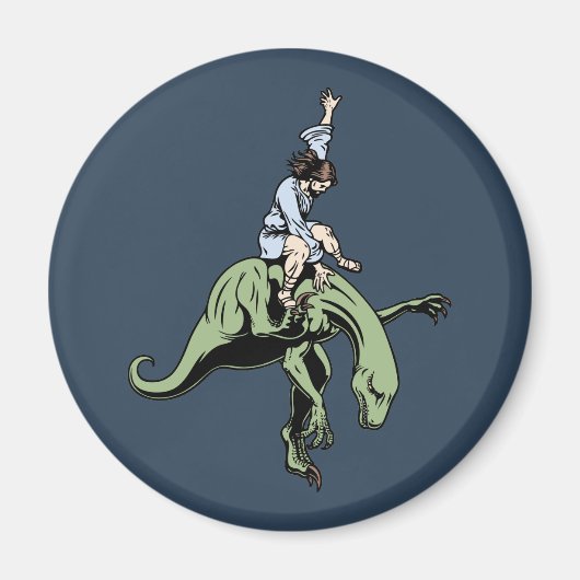 Raptor Rodeo Jesus Magnet (Vorne)