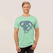Raptor-Shirt Tri-Blend Shirt (Vorderseite voll)
