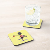 Raptor verkleidete sich als britische Garde. Getränkeuntersetzer (Rechte Seite)