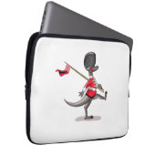 Raptor verkleidete sich als britische Garde. Laptopschutzhülle (Vorne Rechts)