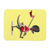 Raptor verkleidete sich als britische Garde. Magnet (Horizontal)