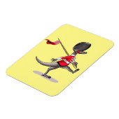 Raptor verkleidete sich als britische Garde. Magnet (Linke Seite)