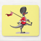 Raptor verkleidete sich als britische Garde. Mousepad (Vorne)