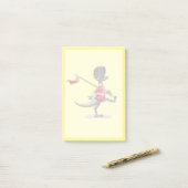 Raptor verkleidete sich als britische Garde. Post-it Klebezettel (Auf Schreibtisch)