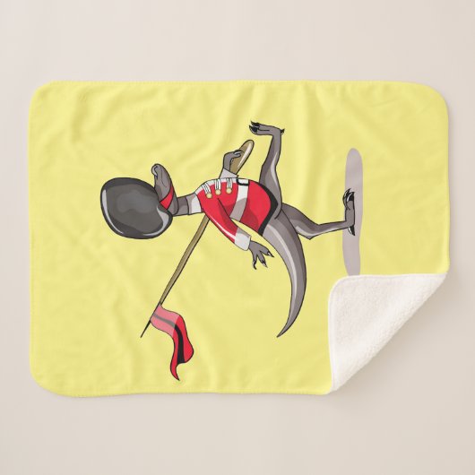 Raptor verkleidete sich als britische Garde. Sherpadecke (Vorderseite (Horizontal))