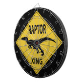 Raptor Xing Dartscheibe (Vorderseite rechts)
