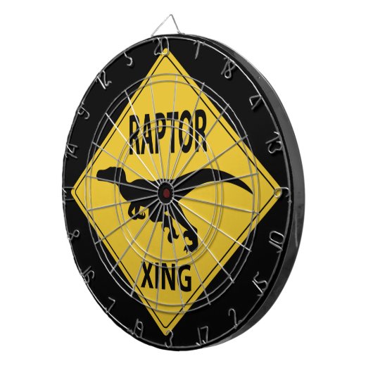 Raptor Xing Dartscheibe (Vorderseite rechts)
